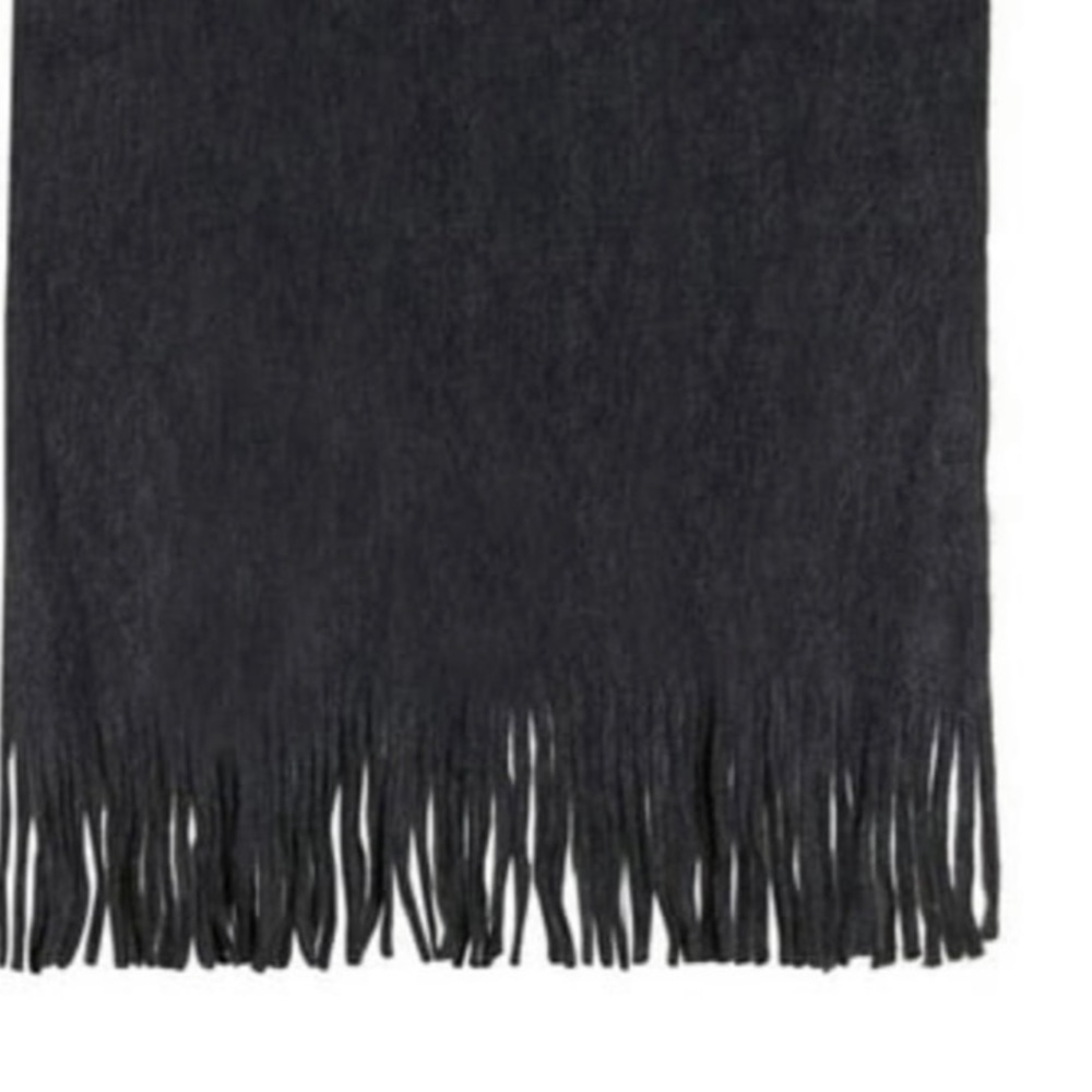 Steve Madden Super-Soft Knit Muffler Scarf - Gray